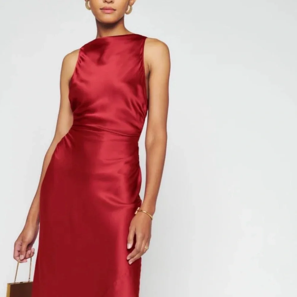 Reformation Cassette Silk Dress - Picture 5 of 5